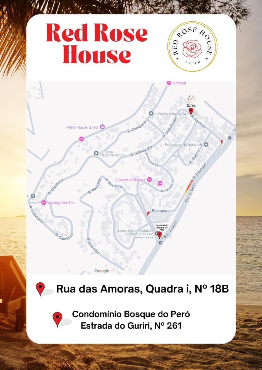 Red Rose Hotel Cabo Frio Bagian luar foto